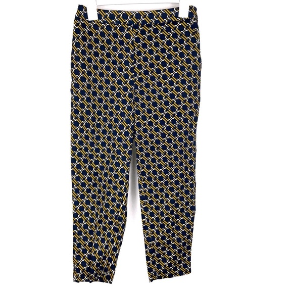 Boden Pants - Boden Glorious British Style Stretch Waist Chain Link Print Pants | Size US 2P